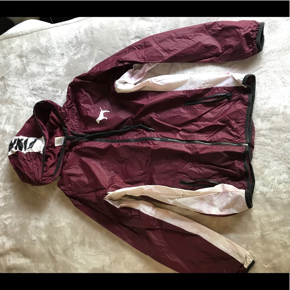 Victoria's Secret Pink Fleece Lined Windbreaker